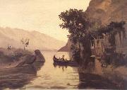 Vue de Riva (mk11)  Jean Baptiste Camille  Corot